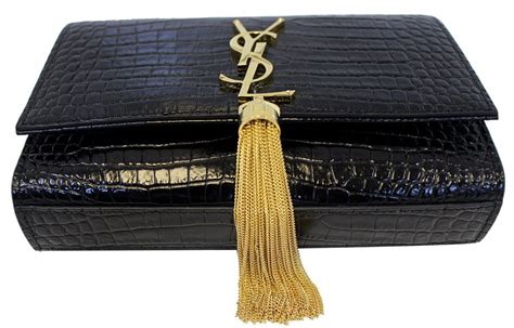 ysl clutch on amazon|YSL crocodile clutch.